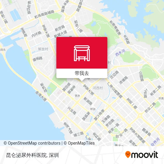 昆仑泌尿外科医院地图