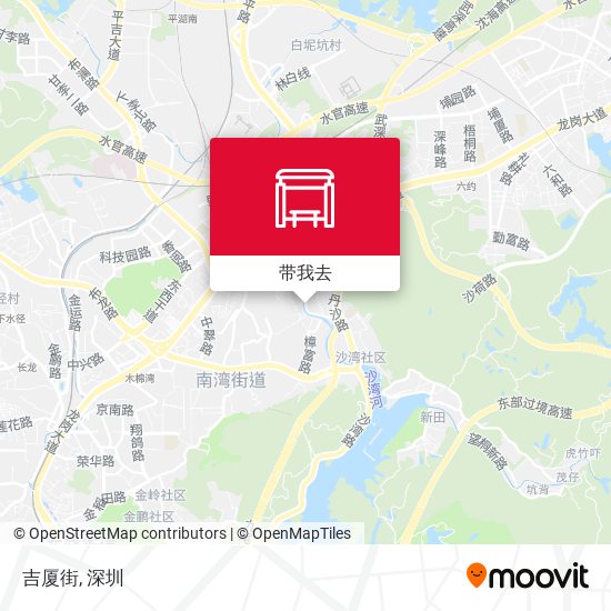 吉厦街地图