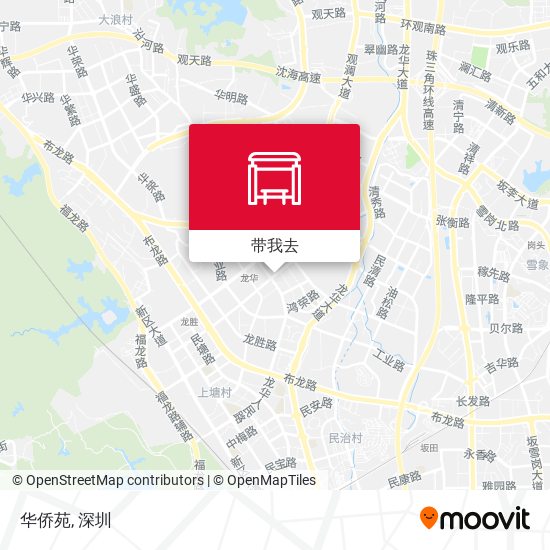 华侨苑地图