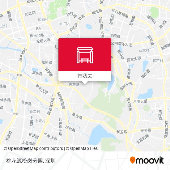 桃花源松岗分园地图