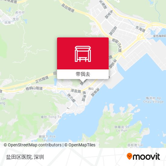 盐田区医院地图
