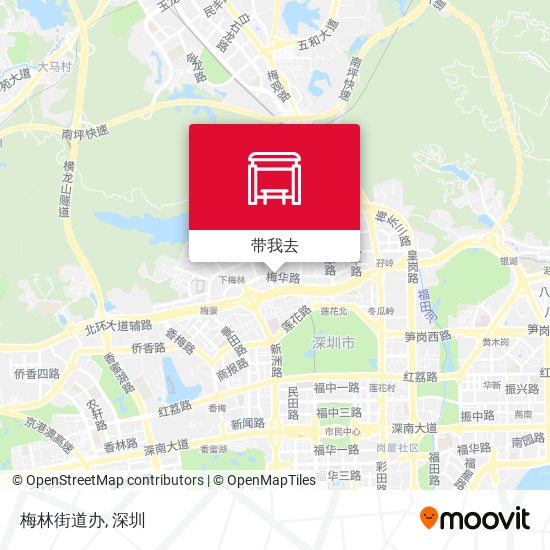 梅林街道办地图