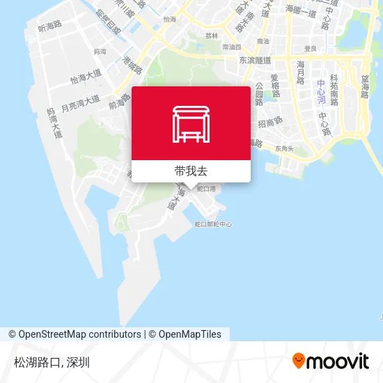 松湖路口地图