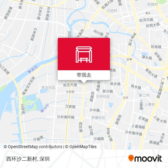 西环沙二新村地图