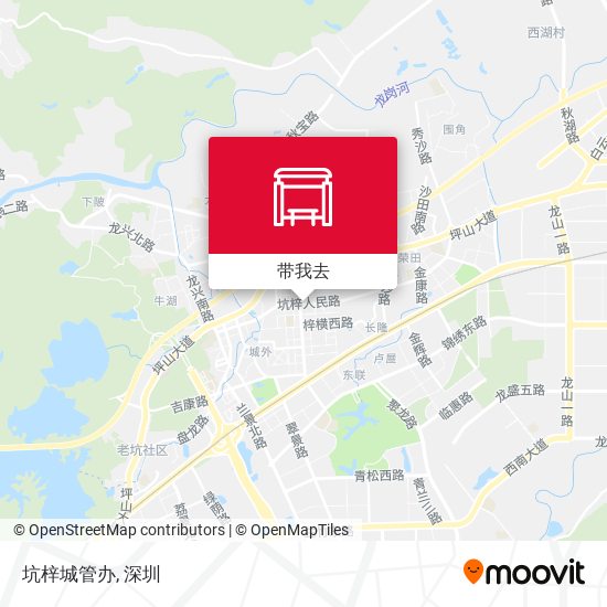 坑梓城管办地图