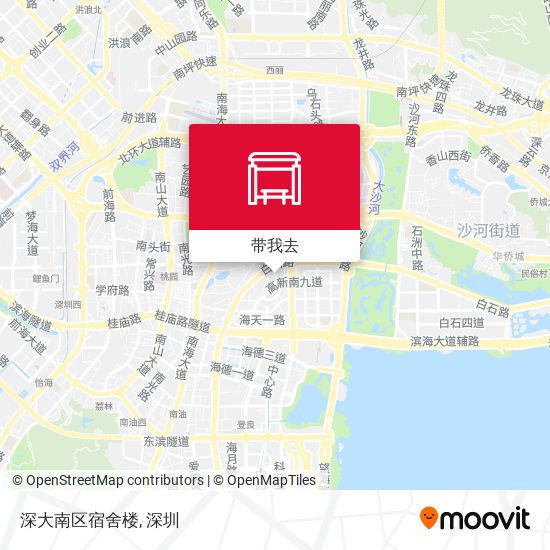 深大南区宿舍楼地图