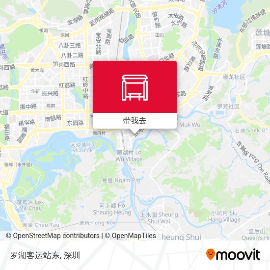 罗湖客运站东地图