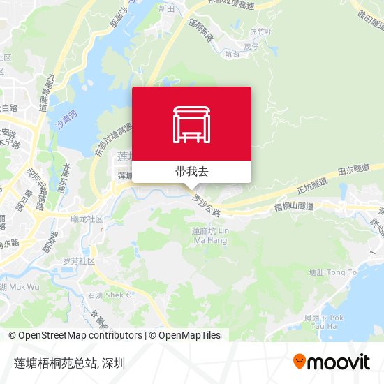 莲塘梧桐苑总站地图