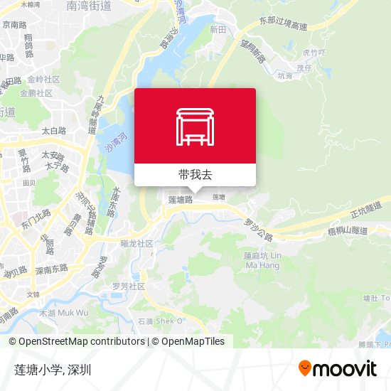 莲塘小学地图