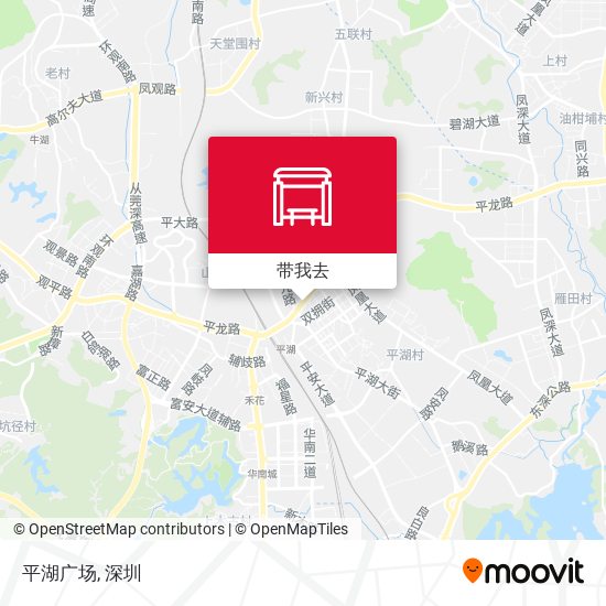 平湖广场地图