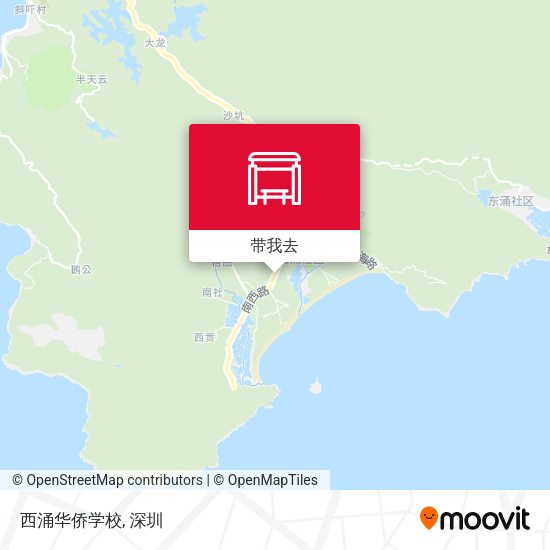 西涌华侨学校地图