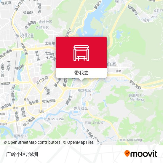 广岭小区地图