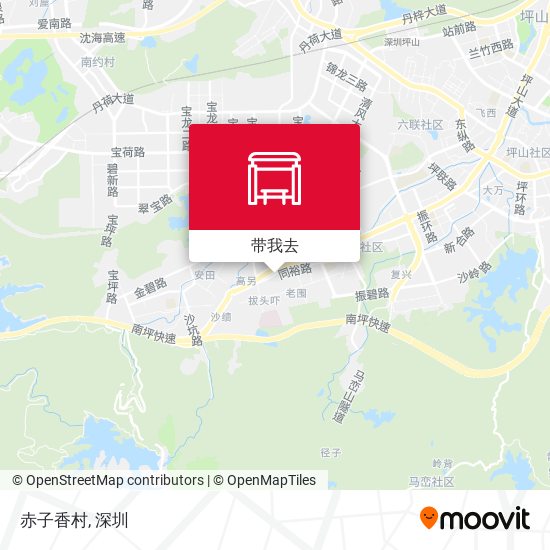 赤子香村地图