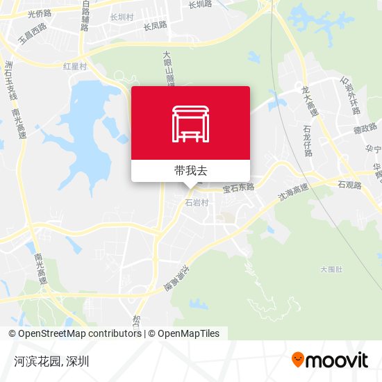 河滨花园地图