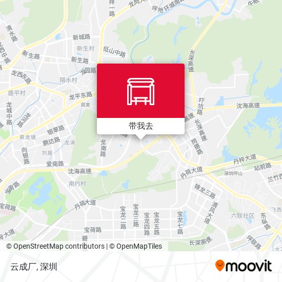 云成厂地图