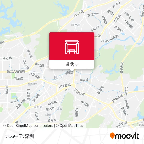 龙岗中学地图