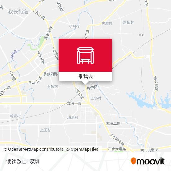 演达路口地图