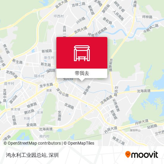 鸿永利工业园总站地图
