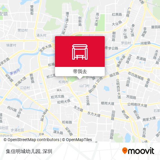 集信明城幼儿园地图