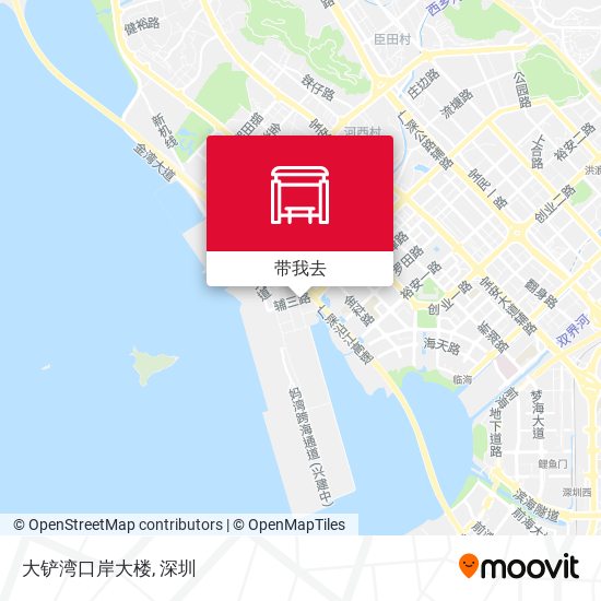 大铲湾口岸大楼地图