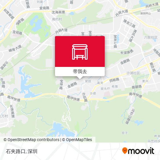 石夹路口地图