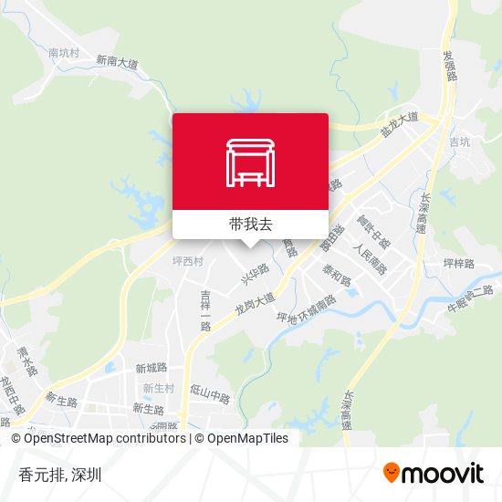 香元排地图