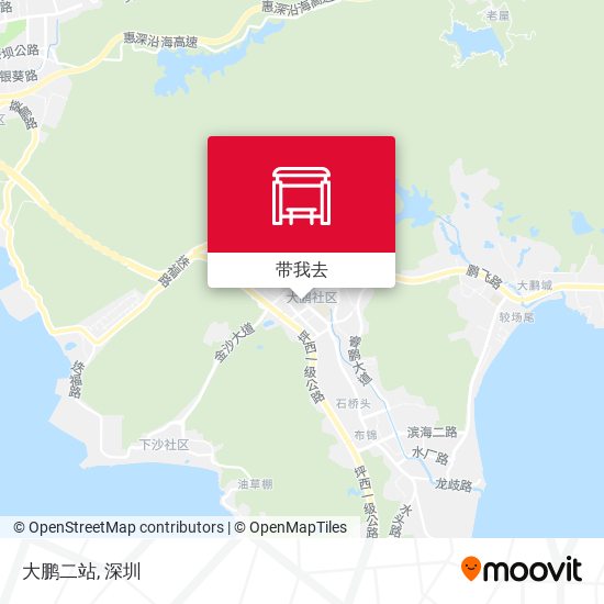 大鹏二站地图