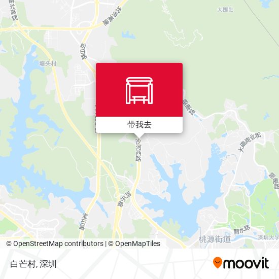 白芒村地图