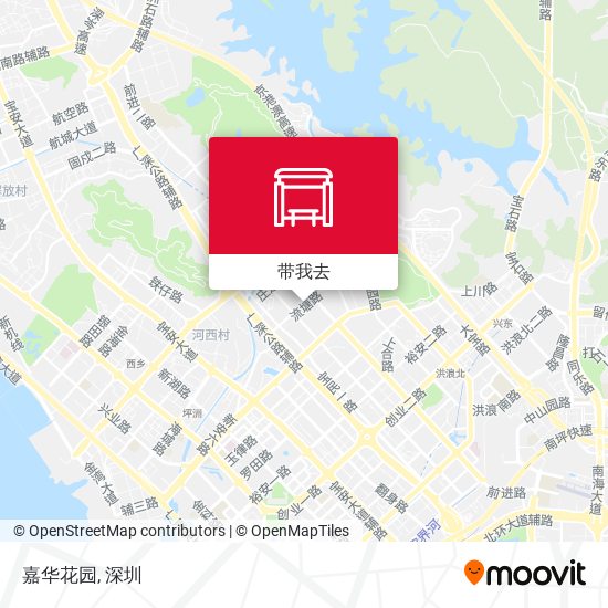 嘉华花园地图