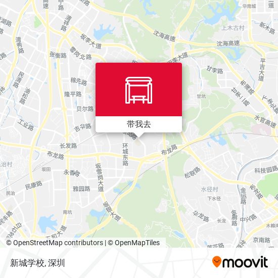 新城学校地图