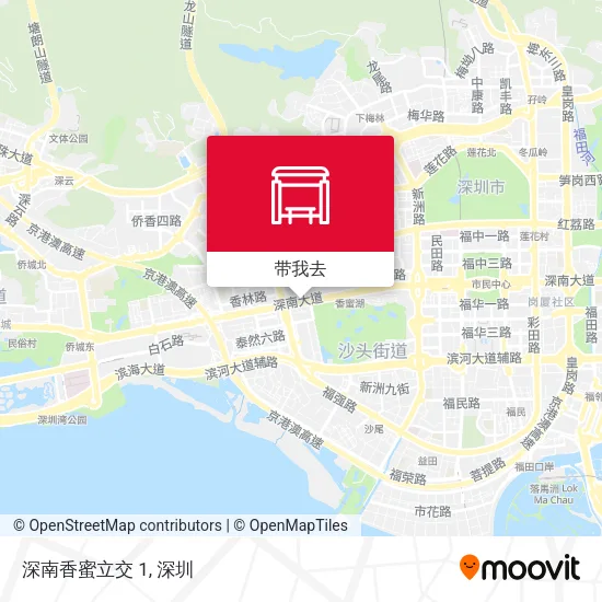 深南香蜜立交 1地图