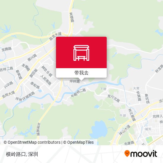 横岭路口地图