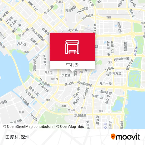 田厦村地图