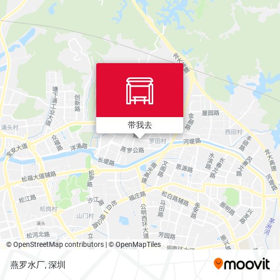 燕罗水厂地图