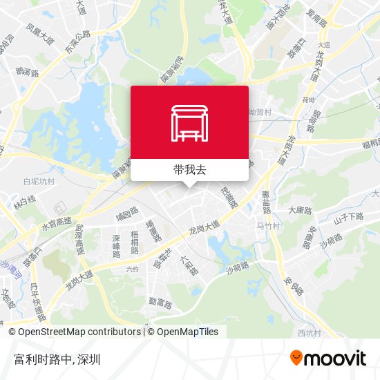 富利时路中地图