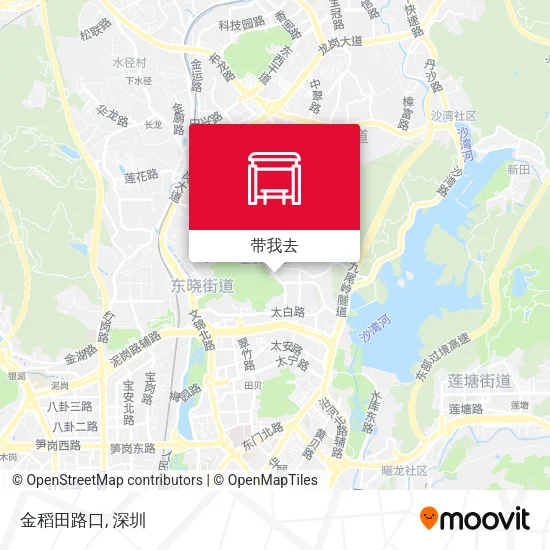 金稻田路口地图