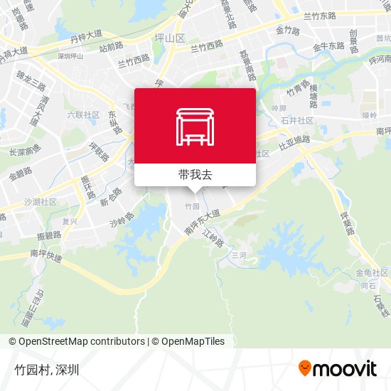 竹园村地图