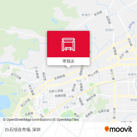 白石综合市场地图