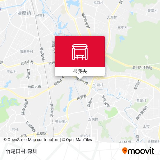 竹尾田村地图