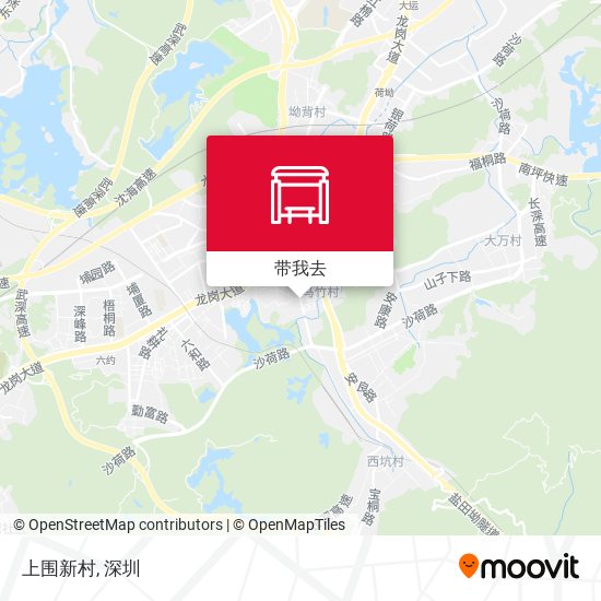 上围新村地图