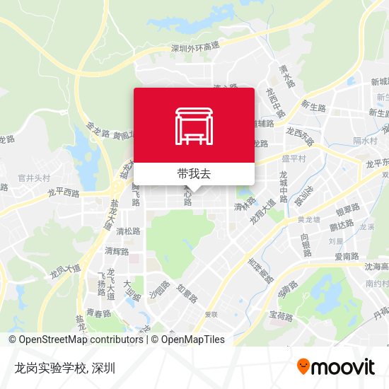 龙岗实验学校地图