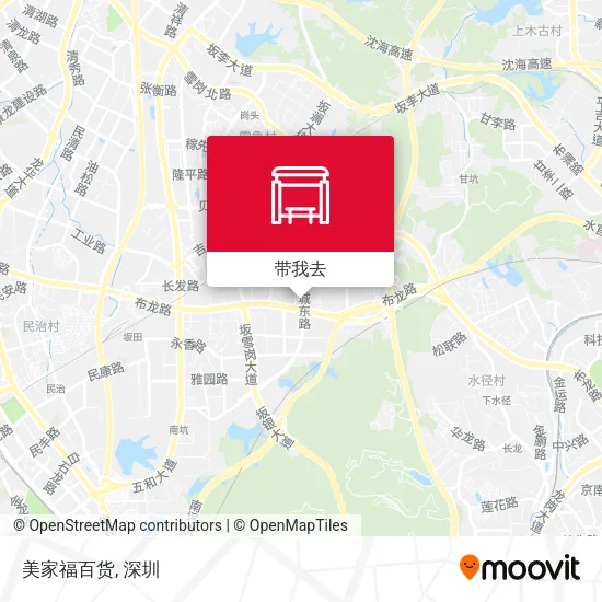 美家福百货地图