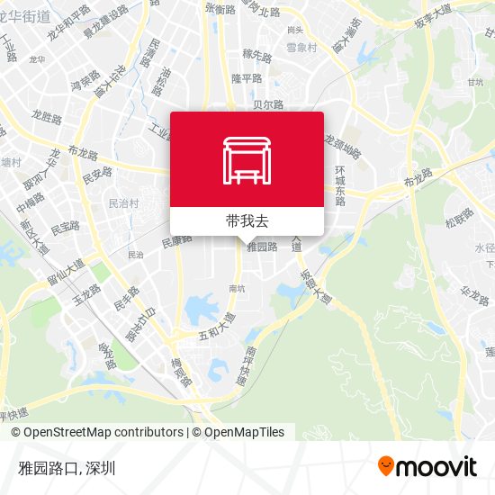 雅园路口地图