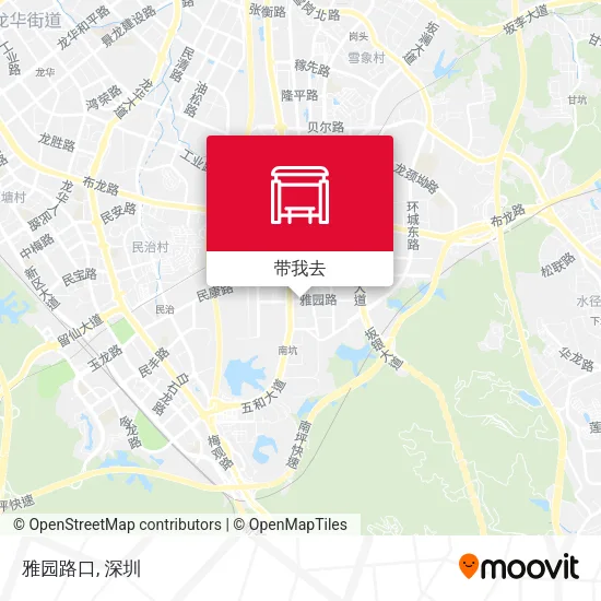 雅园路口地图