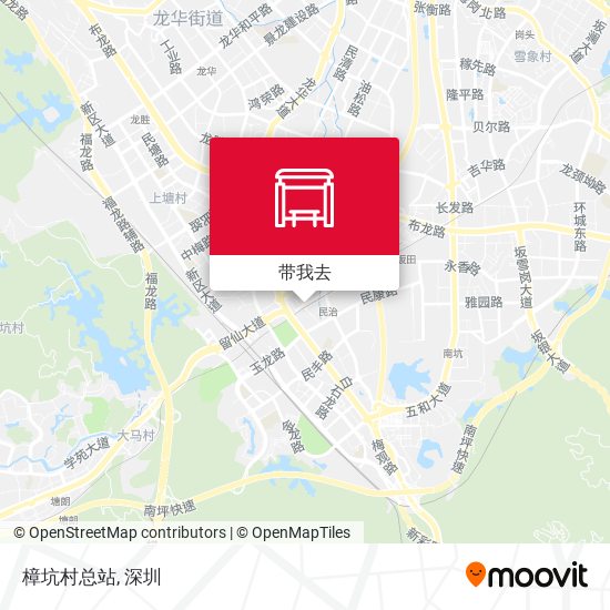 樟坑村总站地图