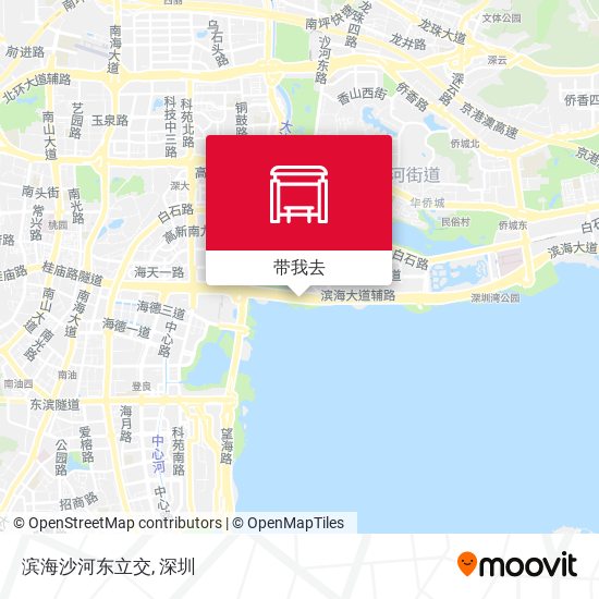 滨海沙河东立交地图