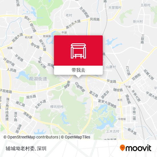 辅城坳老村委地图