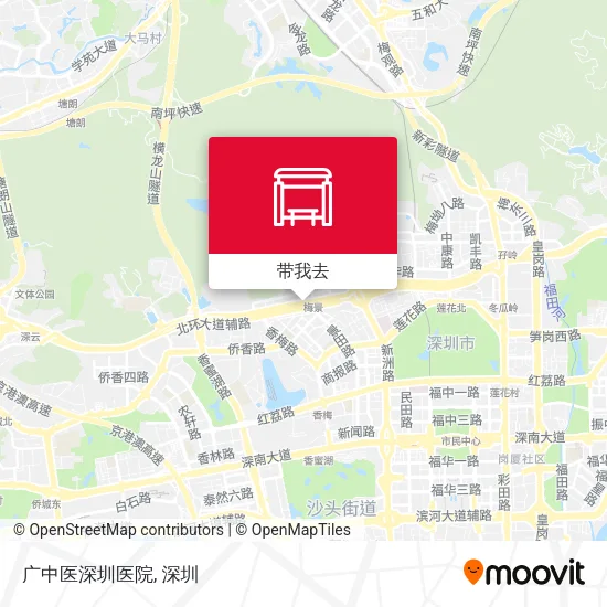 广中医深圳医院地图
