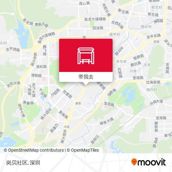 岗贝社区地图
