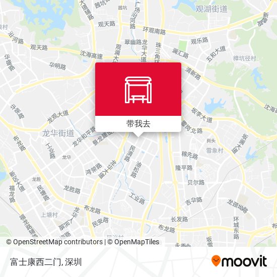 富士康西二门地图